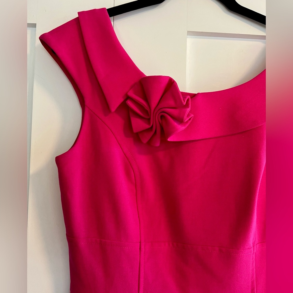 Calvin Klein Vibrant Pink Midi Dress - Picture 2 of 6
